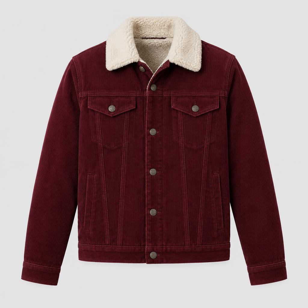 Campera de Corderoy Bordó