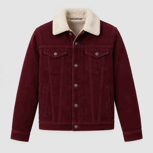Campera de Corderoy Bordó